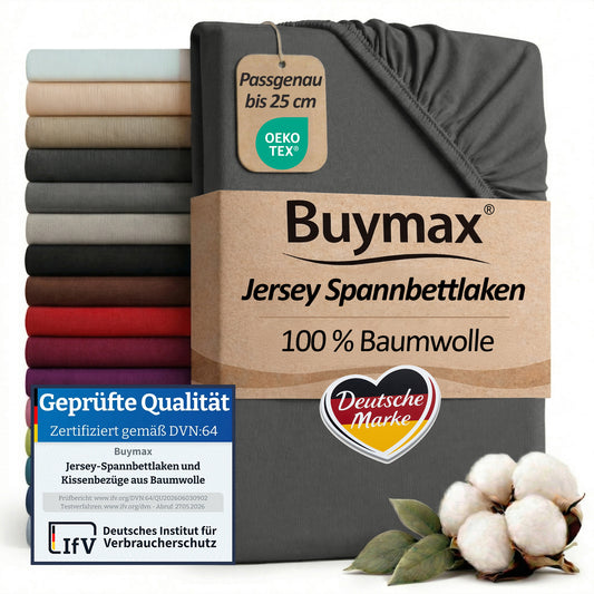 Jersey Spannbettlaken 120x200 cm – Bild 1