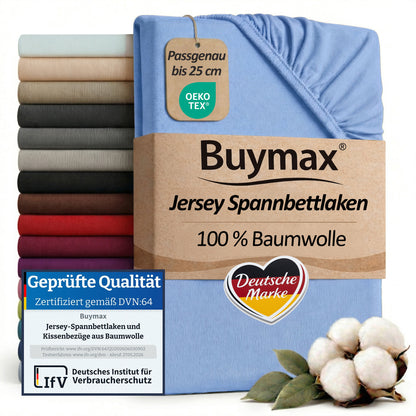 Jersey Spannbettlaken 90x200 cm – Bild 22