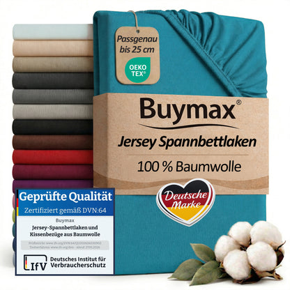 Jersey Spannbettlaken 120x200 cm – Bild 81
