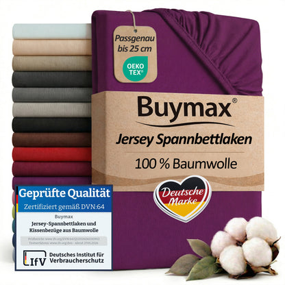 Jersey Spannbettlaken 80x200 cm – Bild 29