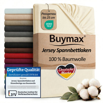 Jersey Spannbettlaken 140x200 cm – Bild 74