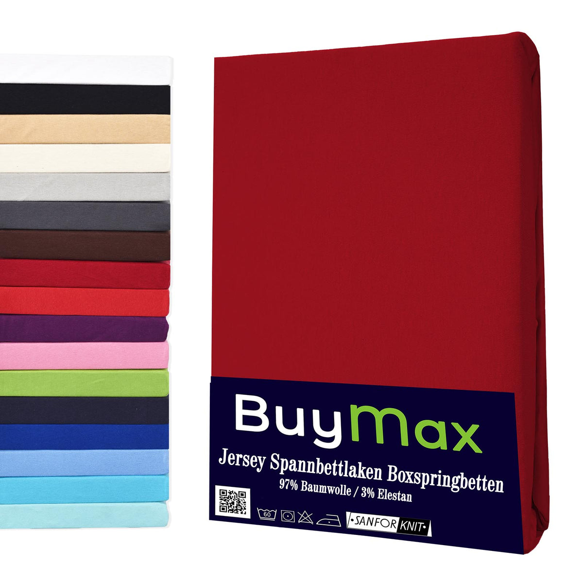 Bordeaux Wasserbett Spannbettlaken - Buymax