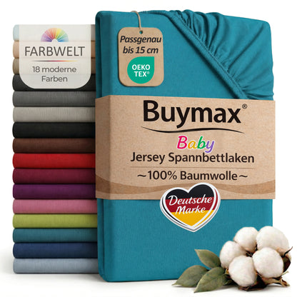 Jersey Spannbettlaken 60x120 cm – Bild 79