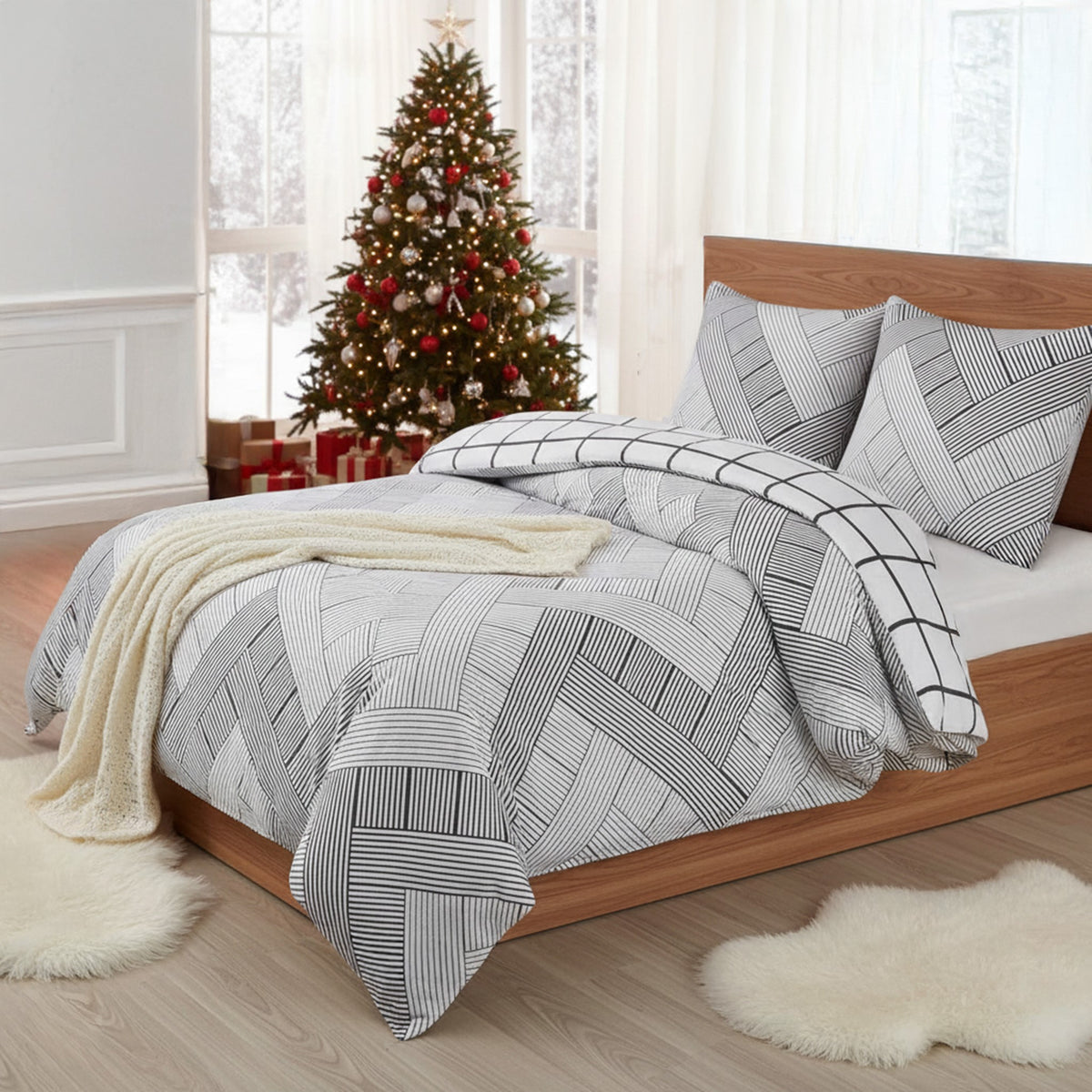 Biber Bettwäsche 100% Baumwolle "Whimsy" - Buymax