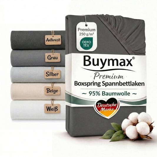 Premium Boxspringbett Spannbettlaken 180x200–200x220 cm – Bild 14
