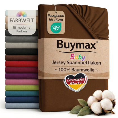 Jersey Spannbettlaken 70x140 cm – Bild 88