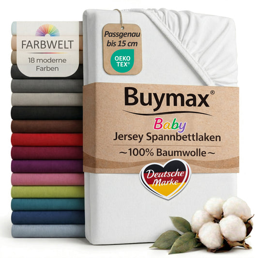 Jersey Spannbettlaken 70x140 cm – Bild 1