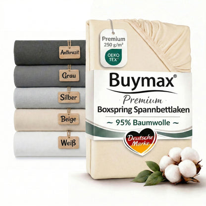 Premium Boxspringbett Spannbettlaken 180x200–200x220 cm – Bild 29