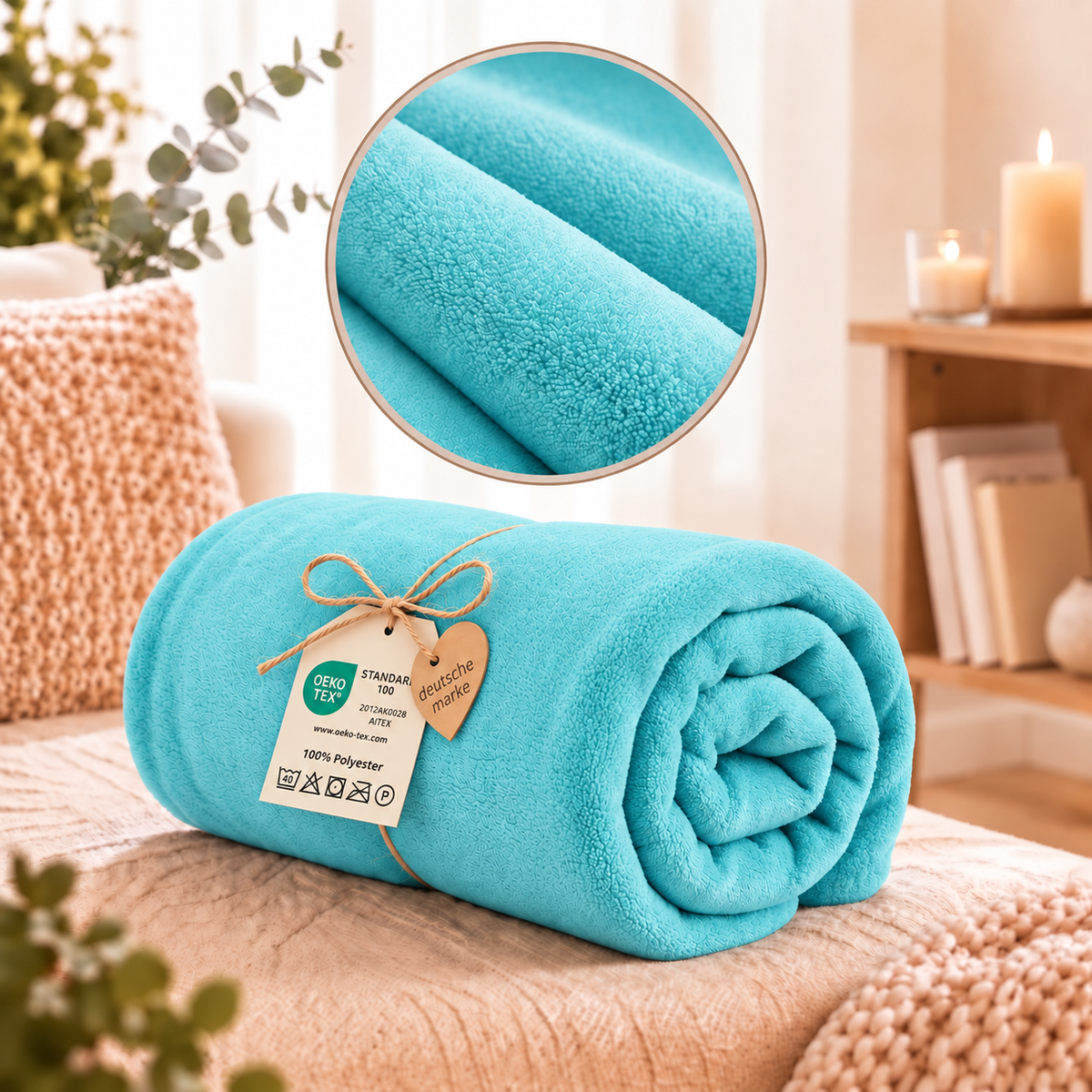 Kuscheldecke, Fleece, 150x200, 220x240, 230x270 cm – Bild 37