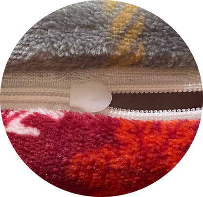 Fleece Bettwäsche, Reißverschluss