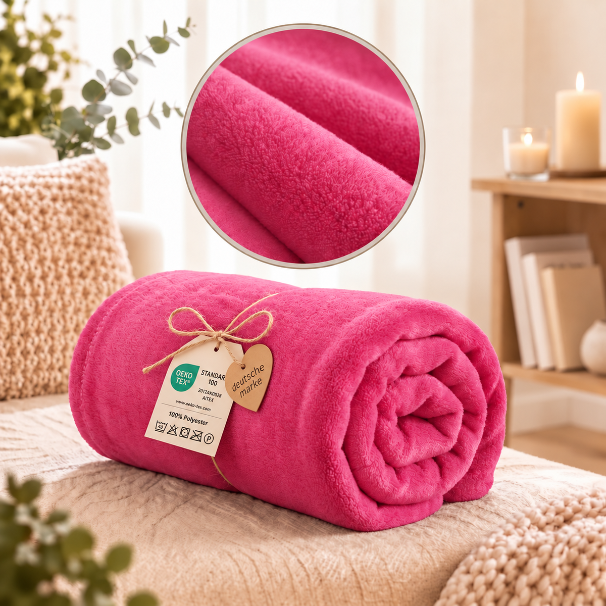 Kuscheldecke, Fleece, 150x200, 220x240, 230x270 cm – Bild 29
