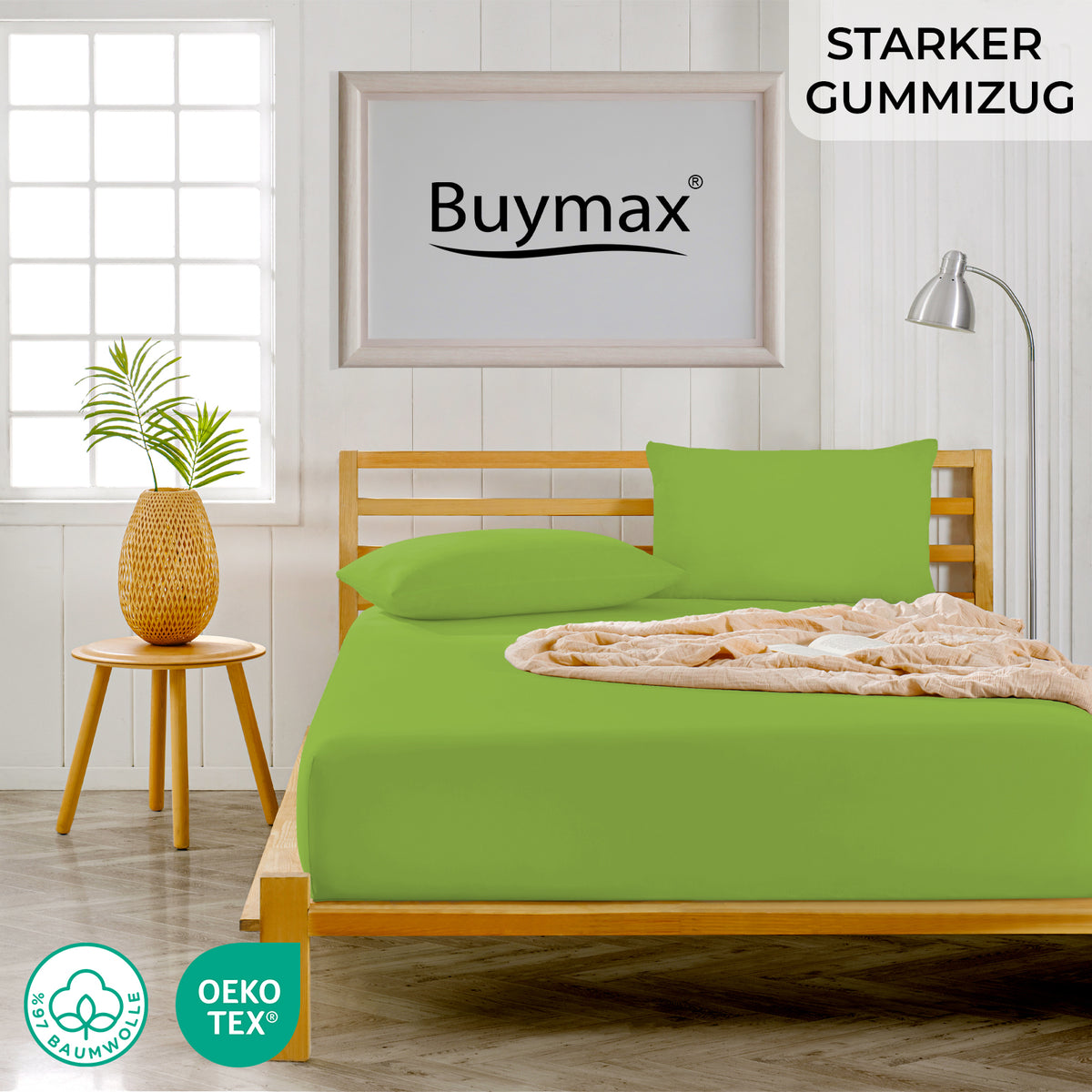Jersey Wasserbett Spannbettlaken, 180x200 - 200x220 cm – Bild 39