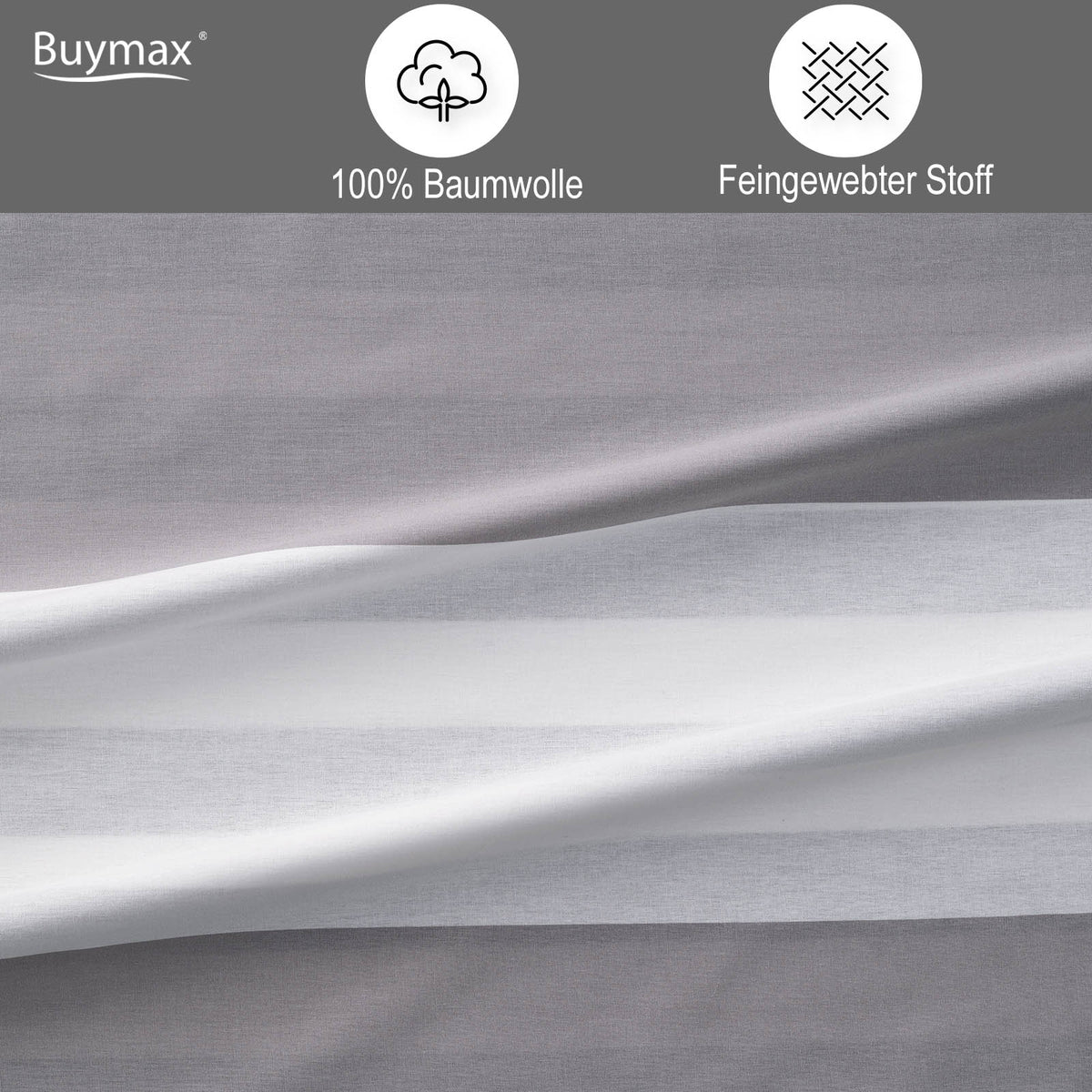 Renforcé Bettwäsche "Aspara", 100% Baumwolle