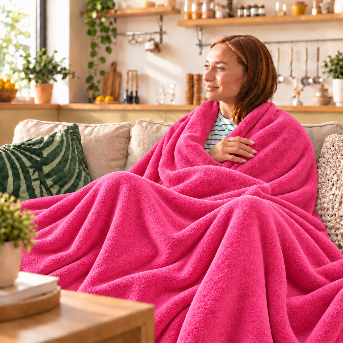Kuscheldecke, Fleece, 150x200, 220x240, 230x270 cm – Bild 30