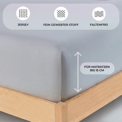 Jersey Spannbettlaken 60x120 cm – Bild 91