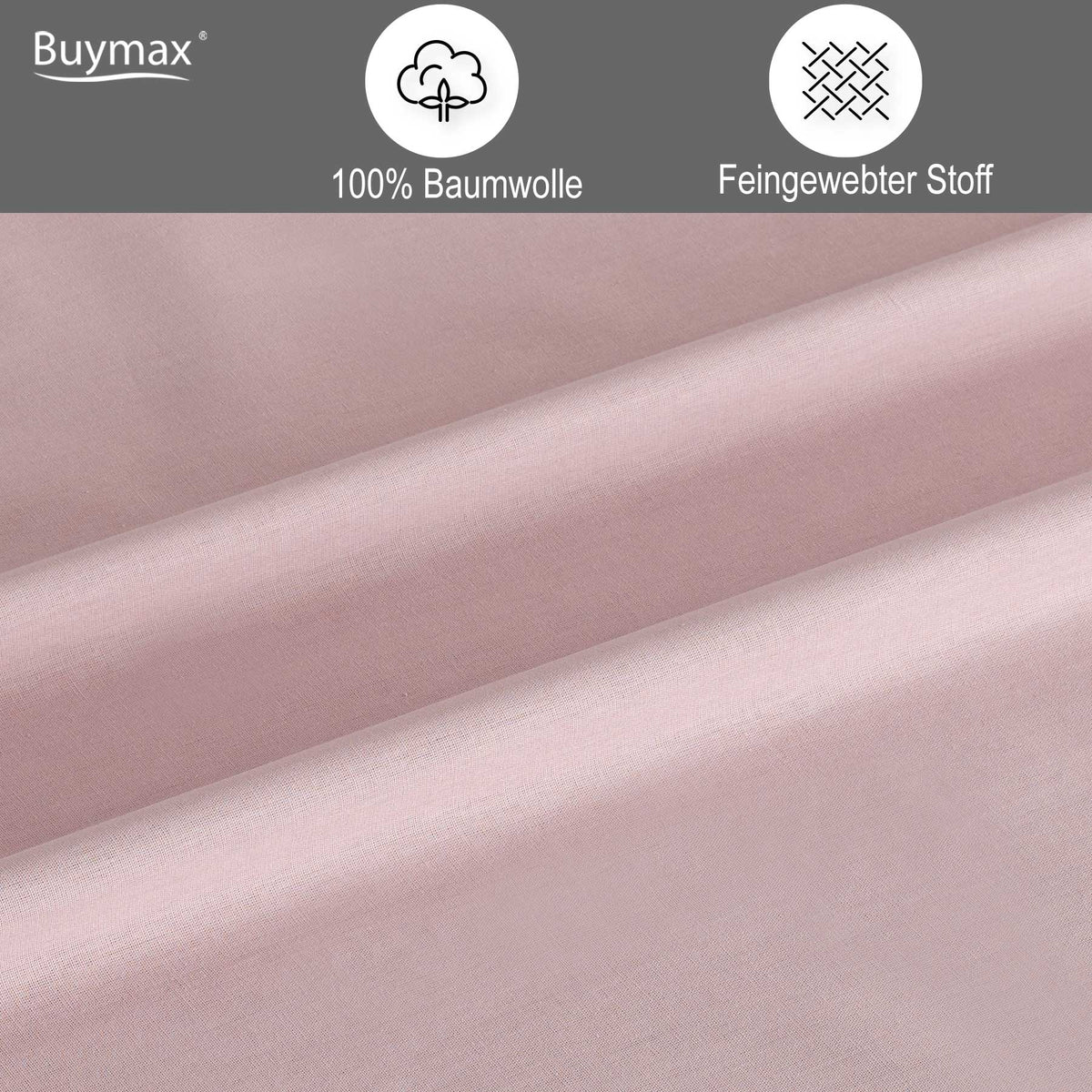 Uni Renforce Bettwäsche von Buymax aus Baumwolle
