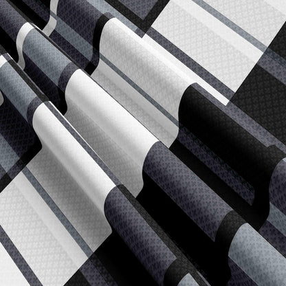 Fleece Bettwäsche, kariert, Winterbettwäsche, Reißverschluss, 80x80 cm Kissenbezug – Bild 4