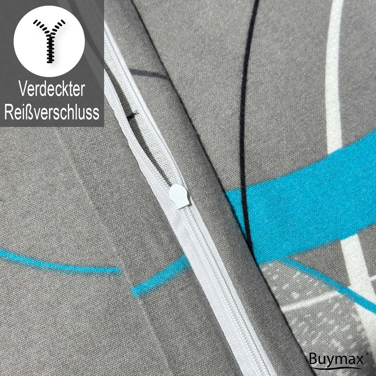 Bettwäsche Biber Wave Grey 