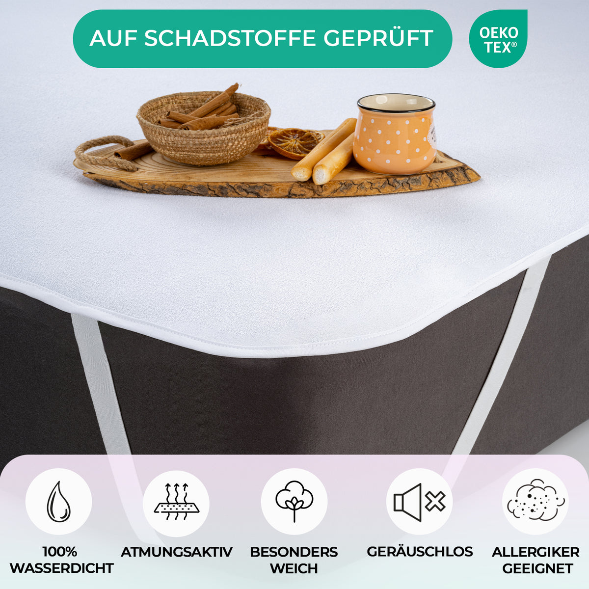 Buymax® Wasserdichter Matratzenschoner 