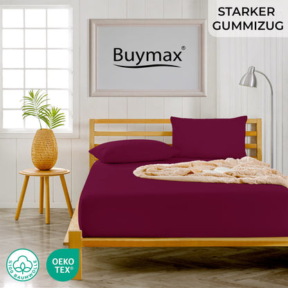 Jersey Spannbettlaken 140x200 cm - Buymax