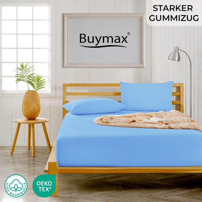 Jersey Spannbettlaken 160x200 cm - Buymax