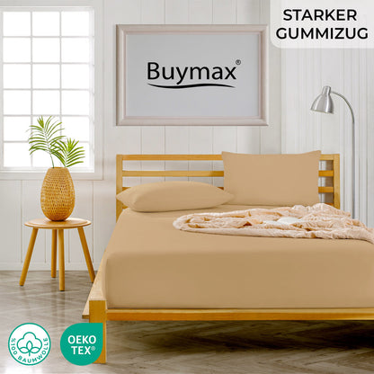 Jersey Spannbettlaken 180x200 cm - Buymax